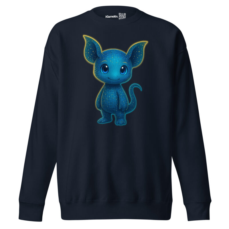 Digitaler Sternenfreund Unisex-Sweatshirt
