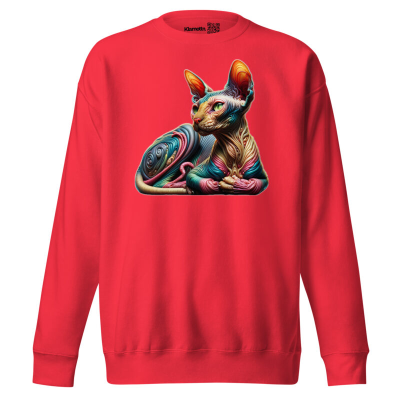 Psychedelische Sphinxkatze Unisex-Sweatshirt – Sweatshirts – klamottn.de