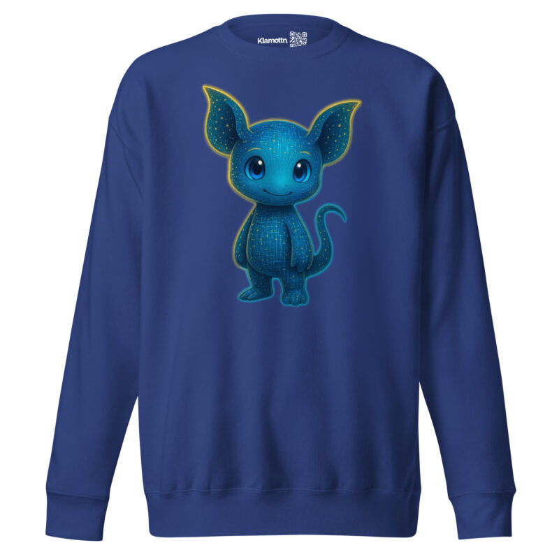 Digitaler Sternenfreund Unisex-Sweatshirt