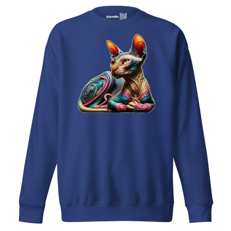 Psychedelische Sphinxkatze Unisex-Sweatshirt – Sweatshirts – klamottn.de