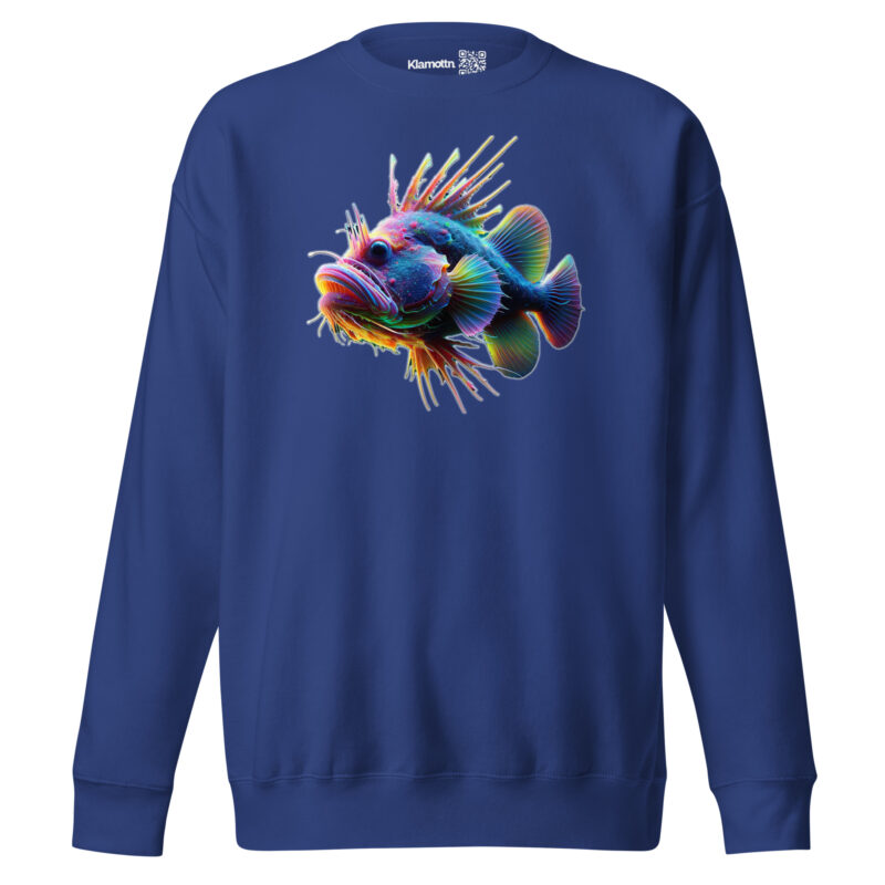 Neon-Stachel-Fisch Unisex-Sweatshirt