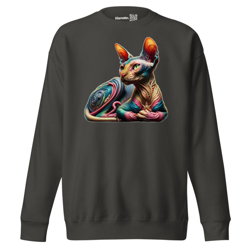 Psychedelische Sphinxkatze Unisex-Sweatshirt – Sweatshirts – klamottn.de