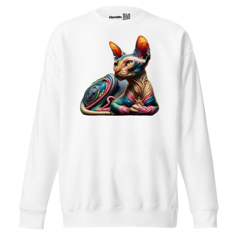 Psychedelische Sphinxkatze Unisex-Sweatshirt – Sweatshirts – klamottn.de