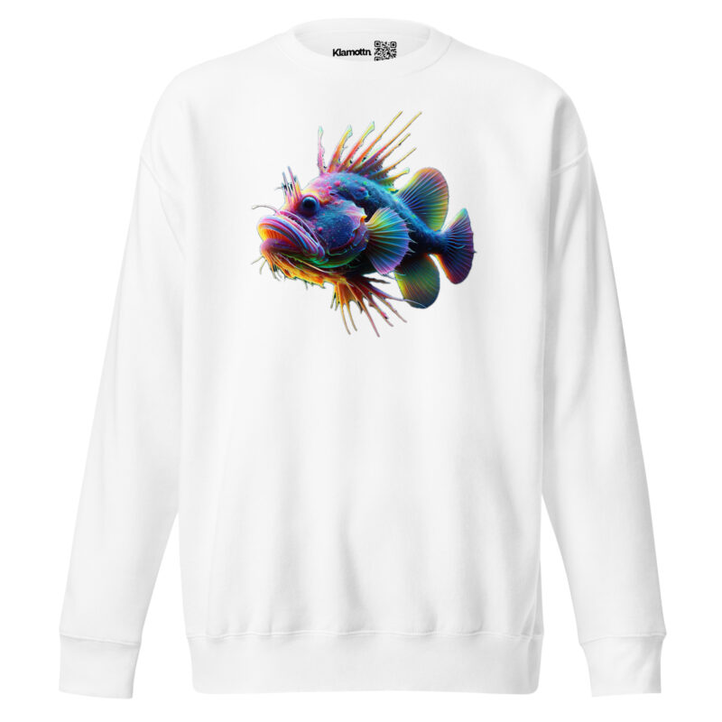 Neon-Stachel-Fisch Unisex-Sweatshirt