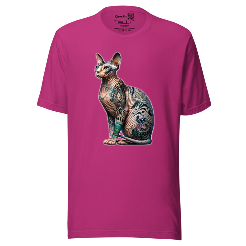 Majestätische Sphynx-Katze Unisex-T-Shirt