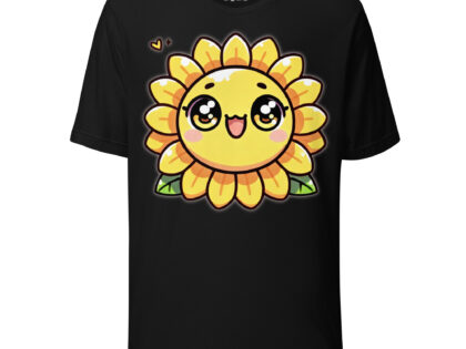Kawaii Sonnenblume mit großen Glubschaugen Unisex-T-Shirt – T-Shirts – klamottn.de Kawaii Sonnenblume mit großen Glubschaugen Unisex-T-Shirt – T-Shirts – klamottn.de