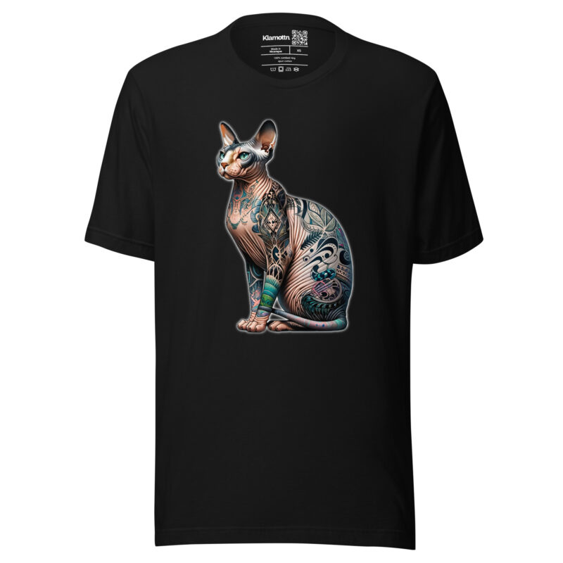 Majestätische Sphynx-Katze Unisex-T-Shirt
