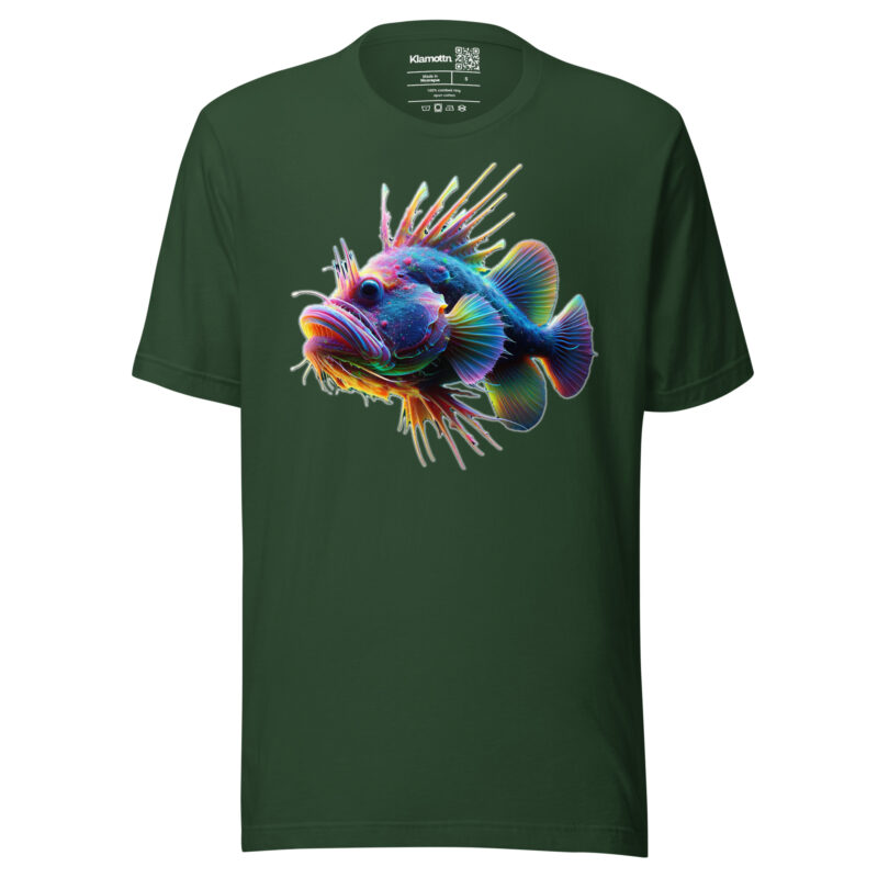 Neon-Stachel-Fisch Unisex-T-Shirt
