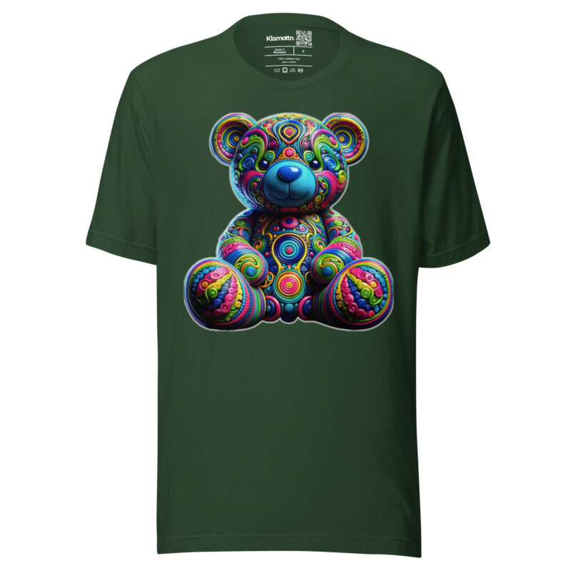 Bunter Psychedelic-Teddy Unisex-T-Shirt