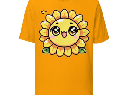Kawaii Sonnenblume mit großen Glubschaugen Unisex-T-Shirt – T-Shirts – klamottn.de Kawaii Sonnenblume mit großen Glubschaugen Unisex-T-Shirt – T-Shirts – klamottn.de