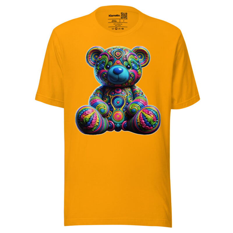 Bunter Psychedelic-Teddy Unisex-T-Shirt