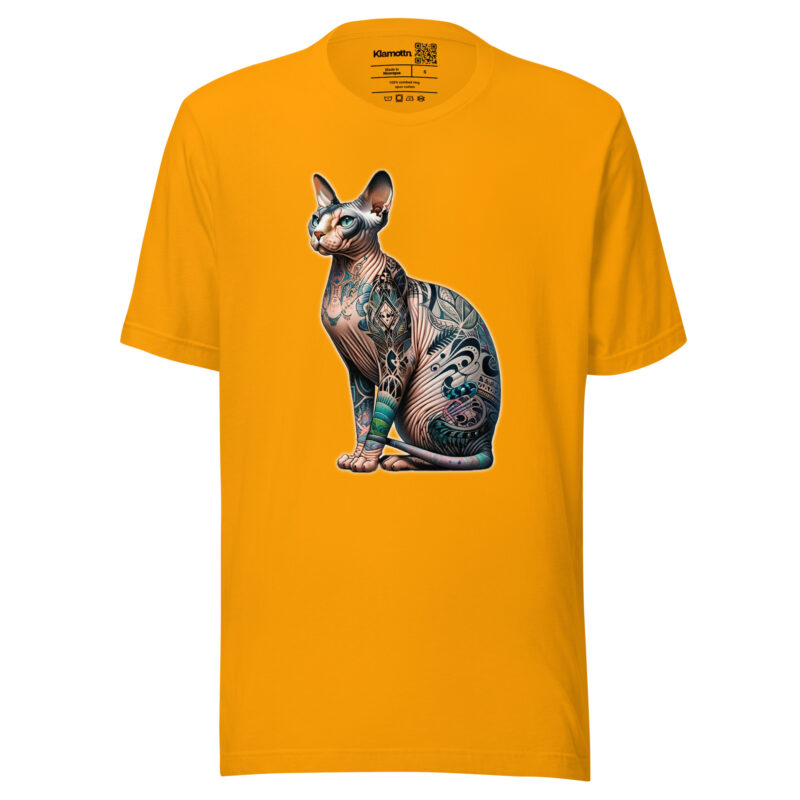 Majestätische Sphynx-Katze Unisex-T-Shirt