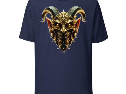 Goldener Dämonkopf Unisex-T-Shirt – T-Shirts – klamottn.de Goldener Dämonkopf Unisex-T-Shirt – T-Shirts – klamottn.de