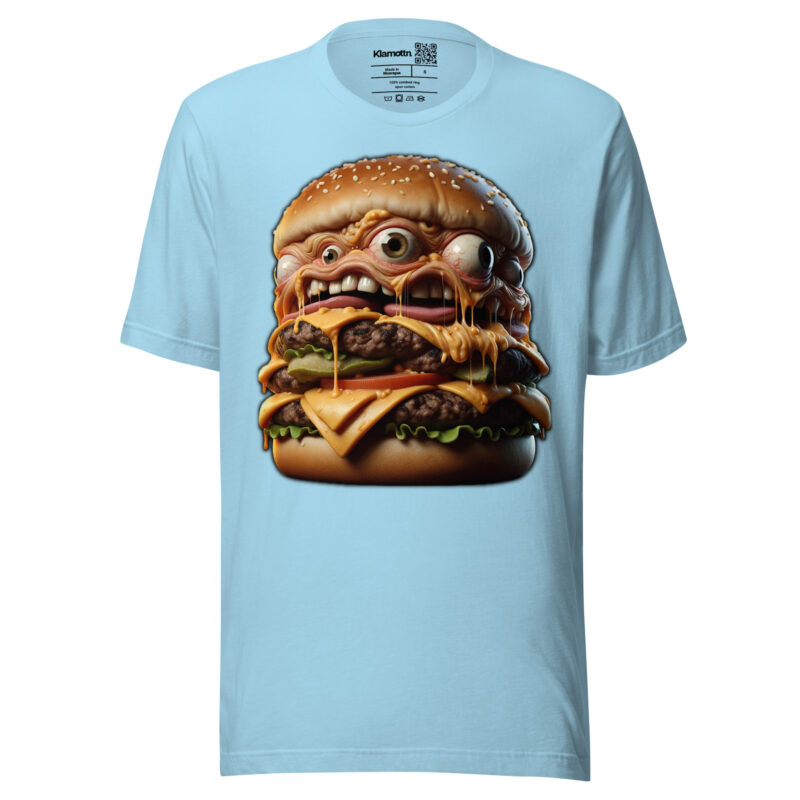 Verrückter Monster-Burger Unisex-T-Shirt