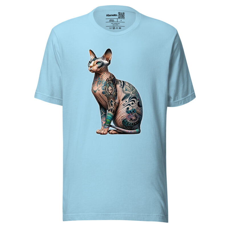 Majestätische Sphynx-Katze Unisex-T-Shirt