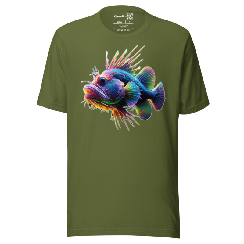 Neon-Stachel-Fisch Unisex-T-Shirt