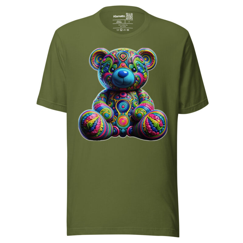 Bunter Psychedelic-Teddy Unisex-T-Shirt