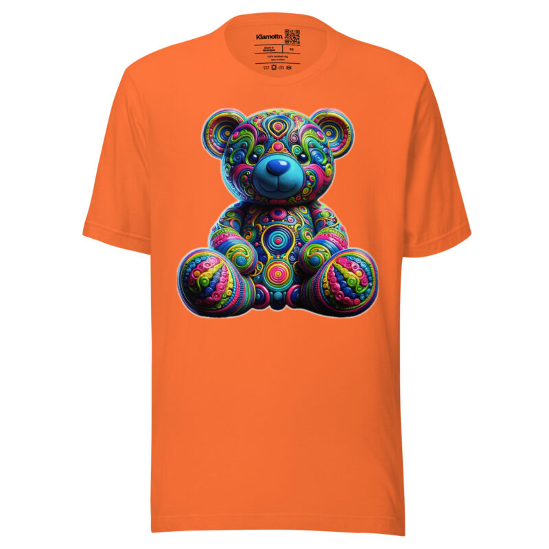 Bunter Psychedelic-Teddy Unisex-T-Shirt