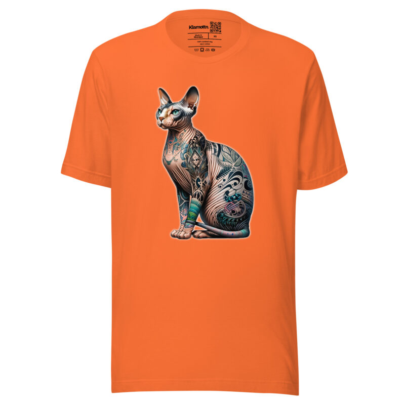 Majestätische Sphynx-Katze Unisex-T-Shirt