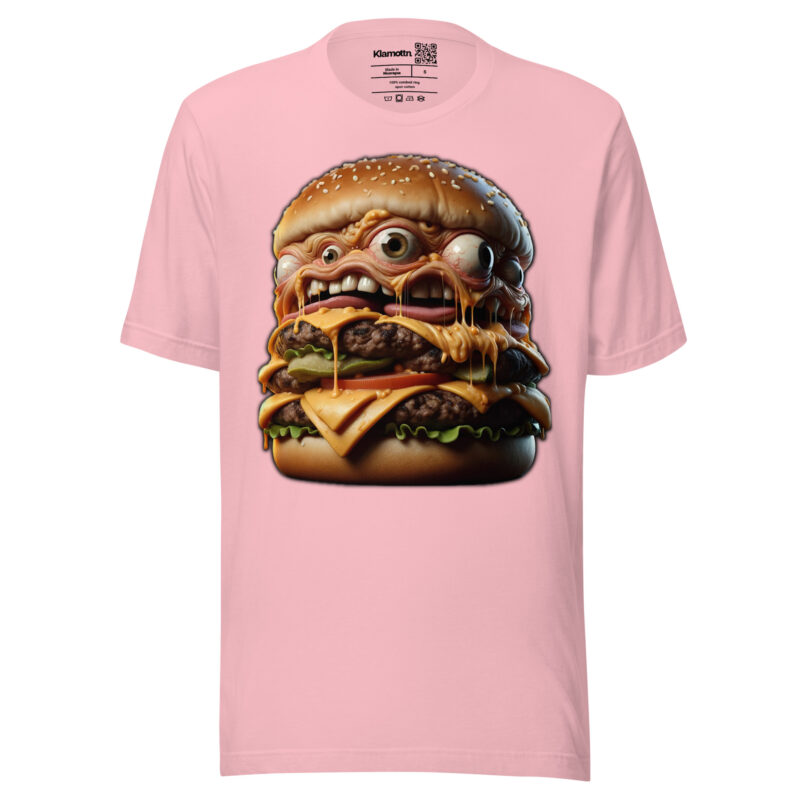 Verrückter Monster-Burger Unisex-T-Shirt