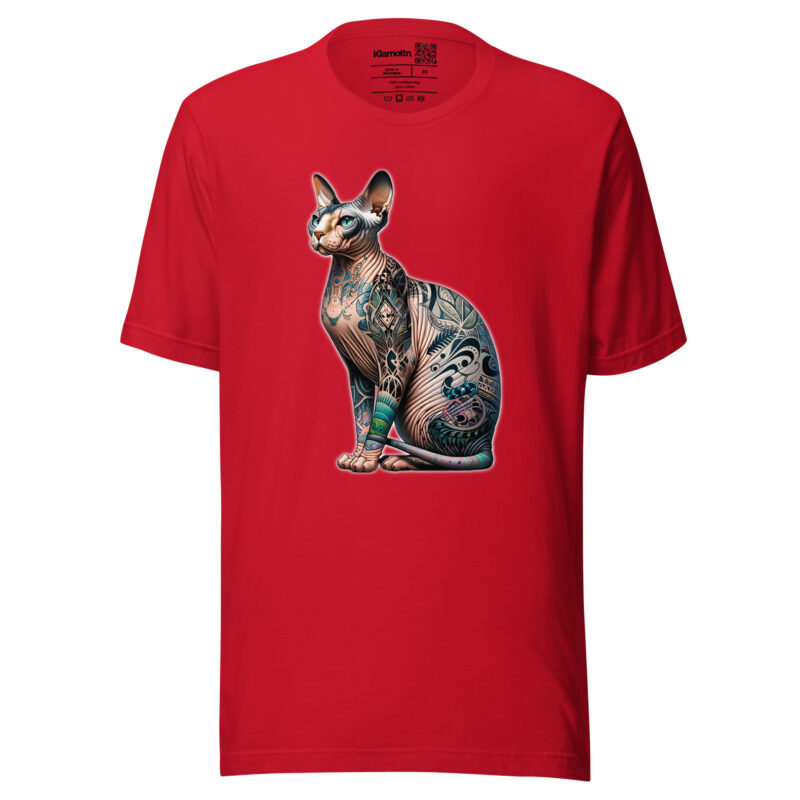 Majestätische Sphynx-Katze Unisex-T-Shirt