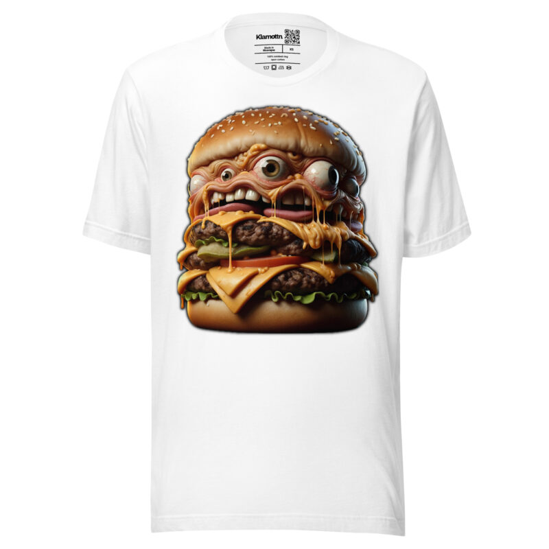 Verrückter Monster-Burger Unisex-T-Shirt