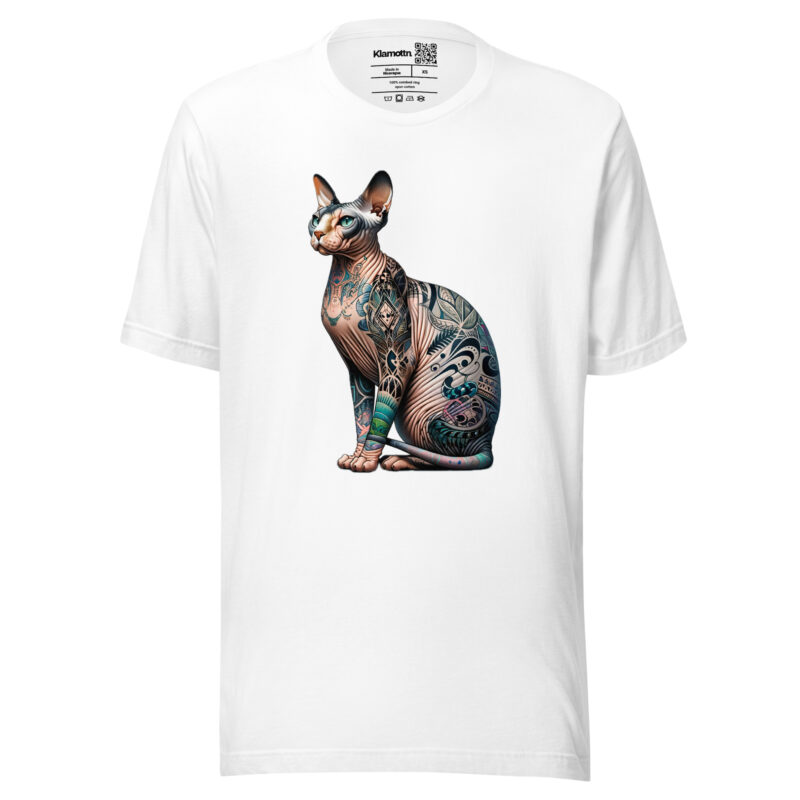 Majestätische Sphynx-Katze Unisex-T-Shirt