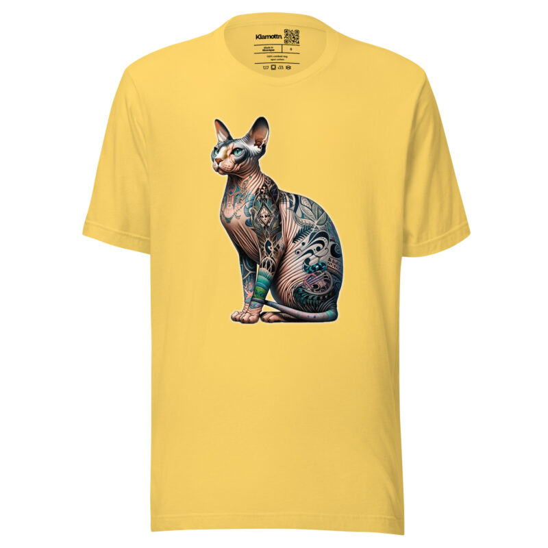 Majestätische Sphynx-Katze Unisex-T-Shirt