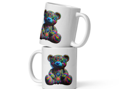 Bunter Psychedelic-Teddy Tasse – Home & Living – klamottn.de Bunter Psychedelic-Teddy Tasse – Home & Living – klamottn.de