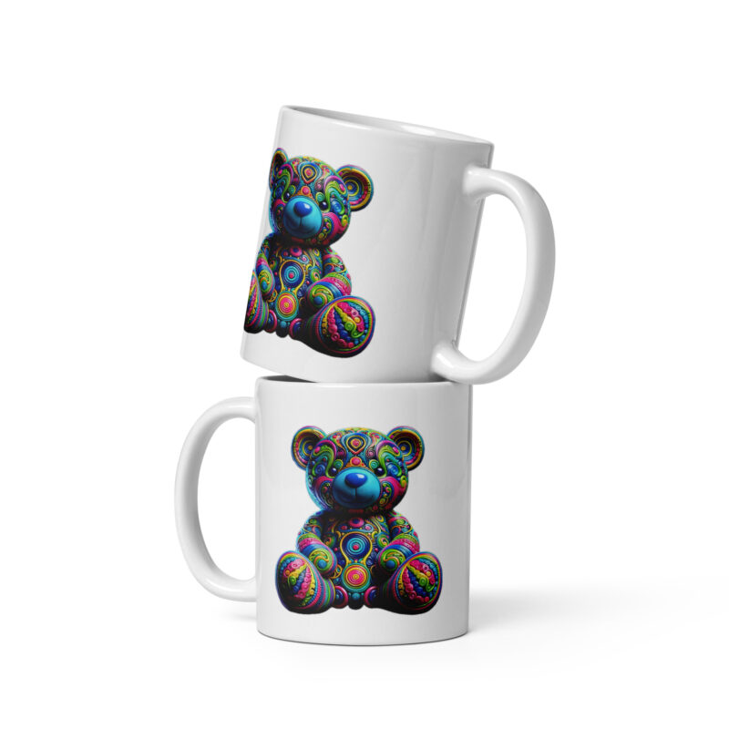 Bunter Psychedelic-Teddy Tasse