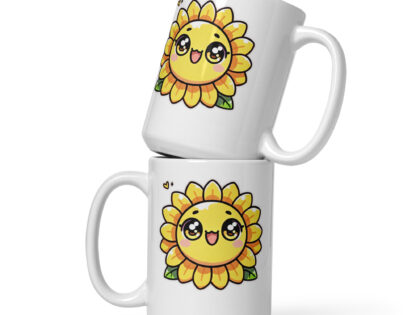 Kawaii Sonnenblume mit großen Glubschaugen Tasse – Home & Living – klamottn.de Kawaii Sonnenblume mit großen Glubschaugen Tasse – Home & Living – klamottn.de