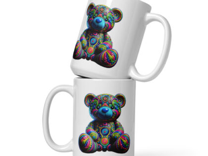 Bunter Psychedelic-Teddy Tasse – Home & Living – klamottn.de Bunter Psychedelic-Teddy Tasse – Home & Living – klamottn.de