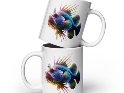 Neon-Stachel-Fisch Tasse – Home & Living – klamottn.de Neon-Stachel-Fisch Tasse – Home & Living – klamottn.de