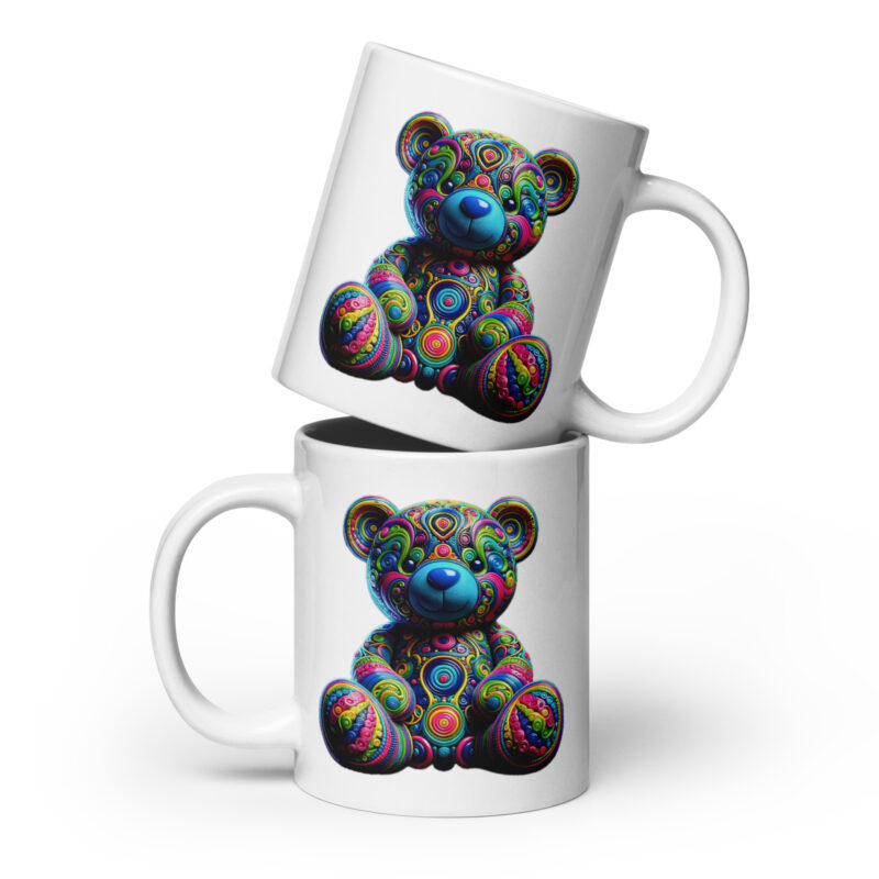 Bunter Psychedelic-Teddy Tasse