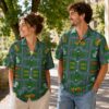 90er DDR Straßen Spielteppich Allover-Unisex-Hemd – Hemden – Klamottn™