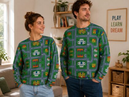 90er DDR Straßen Spielteppich Unisex-Pullover - Special Edition – Sweatshirts – Klamottn™