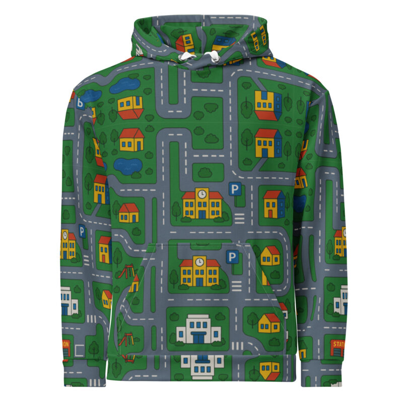 90er DDR Straßen Spielteppich Unisex-Kapuzenpullover - Special Edition – Hoodies – klamottn.de