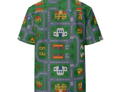 90er DDR Straßen Spielteppich Allover-Unisex-Hemd – Hemden – klamottn.de 90er DDR Straßen Spielteppich Allover-Unisex-Hemd – Hemden – klamottn.de