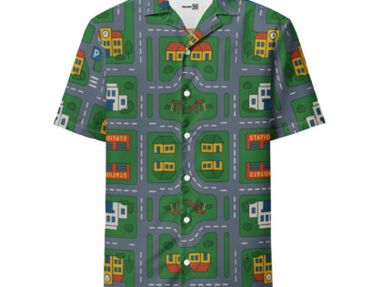 90er DDR Straßen Spielteppich Allover-Unisex-Hemd – Hemden – klamottn.de 90er DDR Straßen Spielteppich Allover-Unisex-Hemd – Hemden – klamottn.de