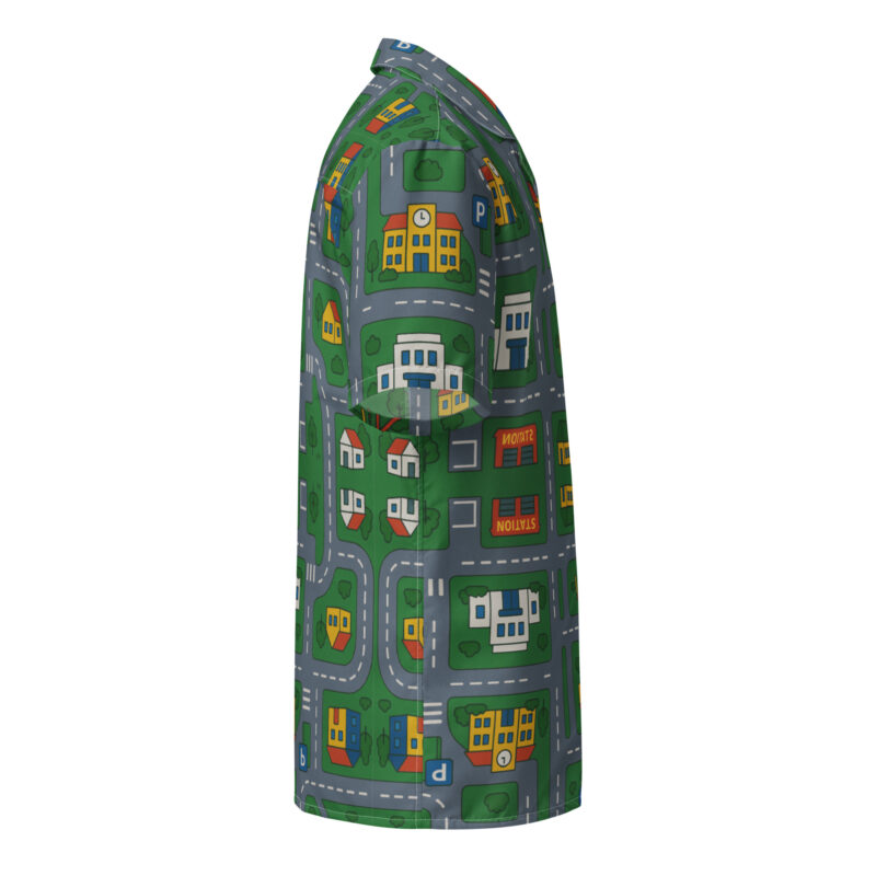 90er DDR Straßen Spielteppich Allover-Unisex-Hemd – Hemden – klamottn.de