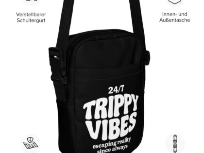 Trippy Vibes – Escaping reality since always Umhängetasche – Accessoires – klamottn.de Trippy Vibes – Escaping reality since always Umhängetasche – Accessoires – klamottn.de
