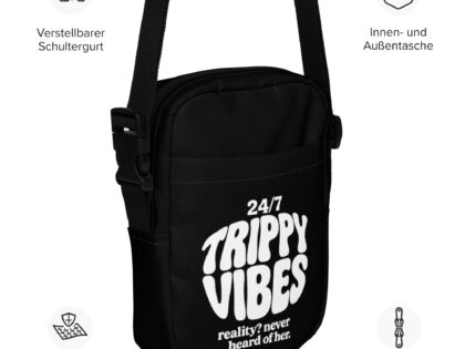 Trippy Vibes – Reality? Never heard of her Umhängetasche – Accessoires – klamottn.de