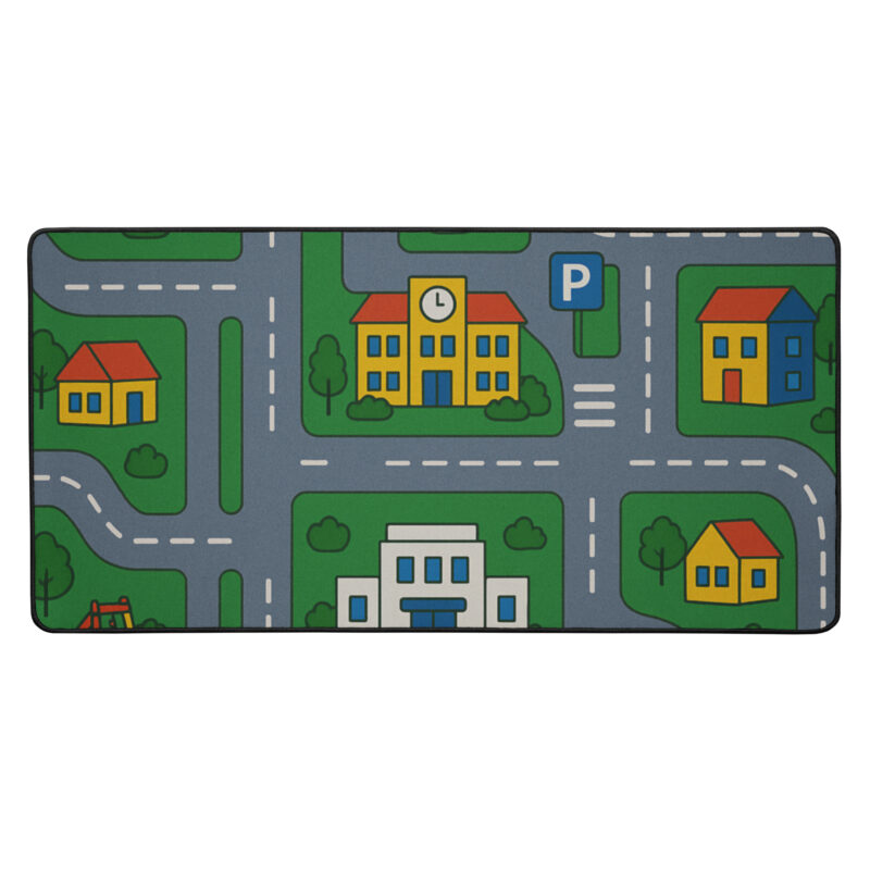 90er DDR Straßen Spielteppich Schreibtischunterlage – Home & Living – klamottn.de