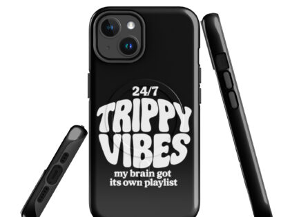 Trippy Vibes – My Brain Got Its Own Playlist Hardcase iPhone®-Hülle mit MagSafe® – Accessoires – klamottn.de Trippy Vibes – My Brain Got Its Own Playlist Hardcase iPhone®-Hülle mit MagSafe® – Accessoires – klamottn.de