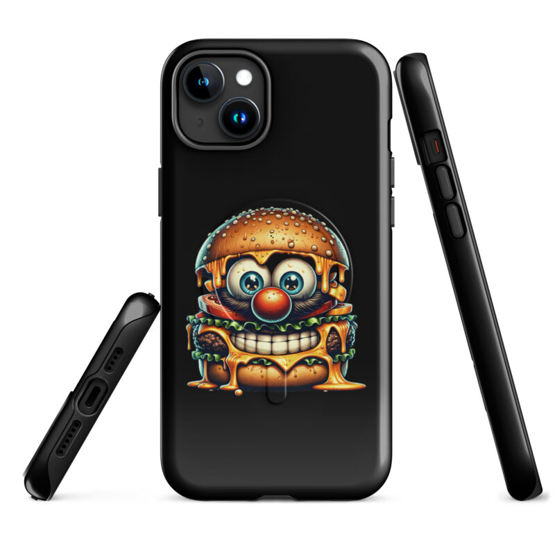 Cheeseburger Clown Hardcase iPhone®-Hülle mit MagSafe® – Accessoires – klamottn.de