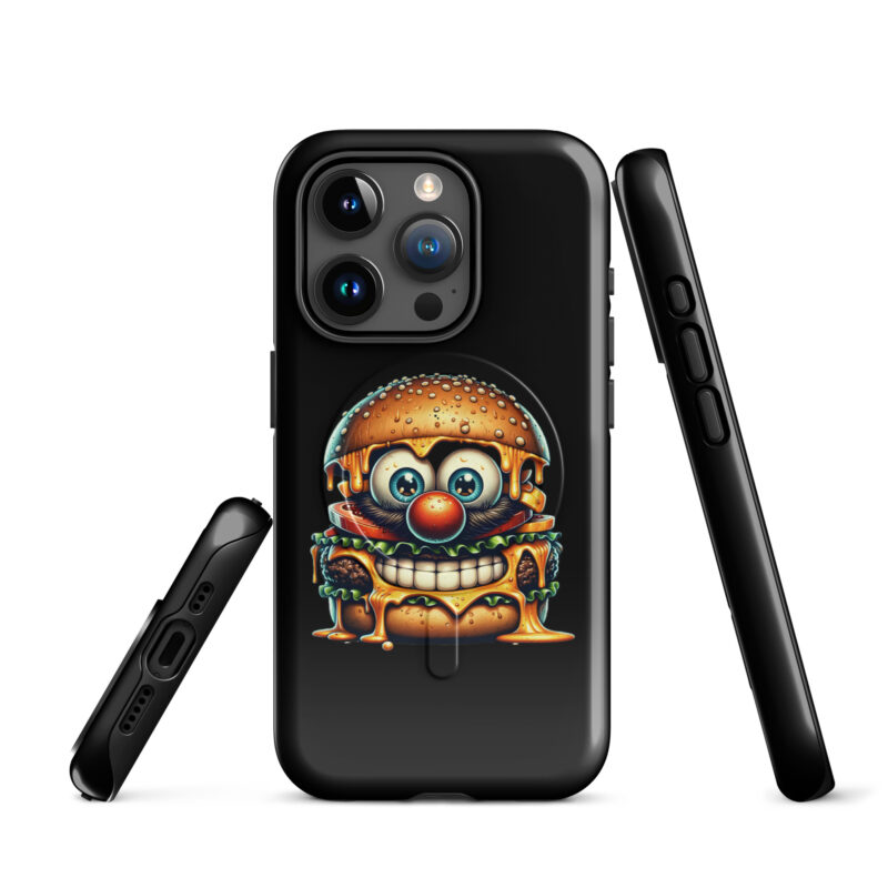 Cheeseburger Clown Hardcase iPhone®-Hülle mit MagSafe® – Accessoires – klamottn.de