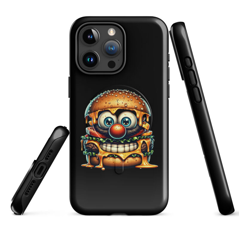 Cheeseburger Clown Hardcase iPhone®-Hülle mit MagSafe® – Accessoires – klamottn.de