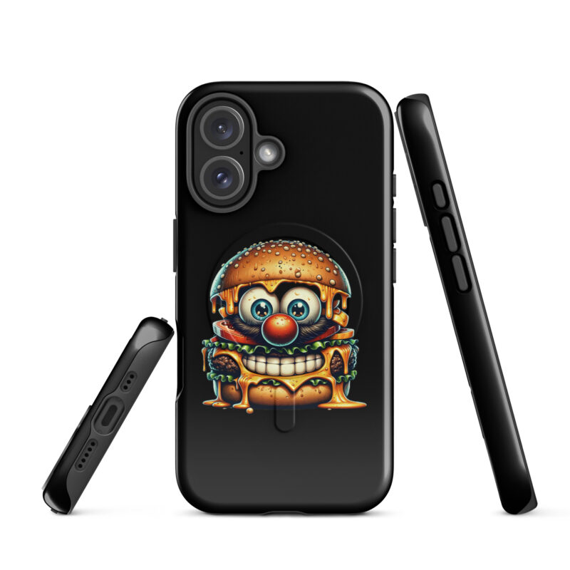 Cheeseburger Clown Hardcase iPhone®-Hülle mit MagSafe® – Accessoires – klamottn.de