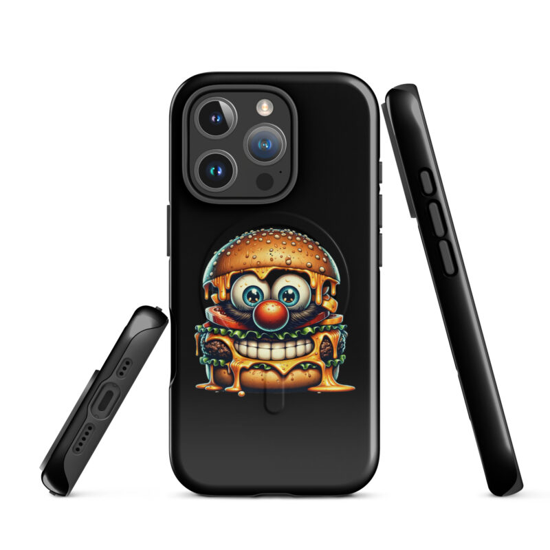 Cheeseburger Clown Hardcase iPhone®-Hülle mit MagSafe® – Accessoires – klamottn.de