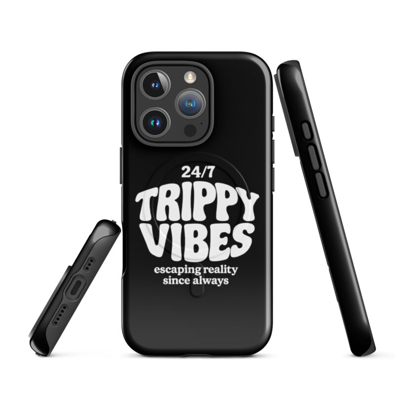 Trippy Vibes – Escaping reality since always Hardcase iPhone®-Hülle mit MagSafe® – Accessoires – klamottn.de
